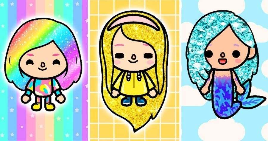 What Kind Of Toca Life Rainbow Hair Character Would You Be?